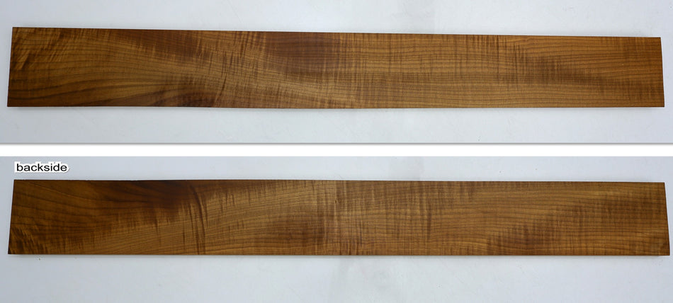 Torrefied Maple Flame Neck Blank 0.9" x 4" x 34.8" - Stock# 6-3833