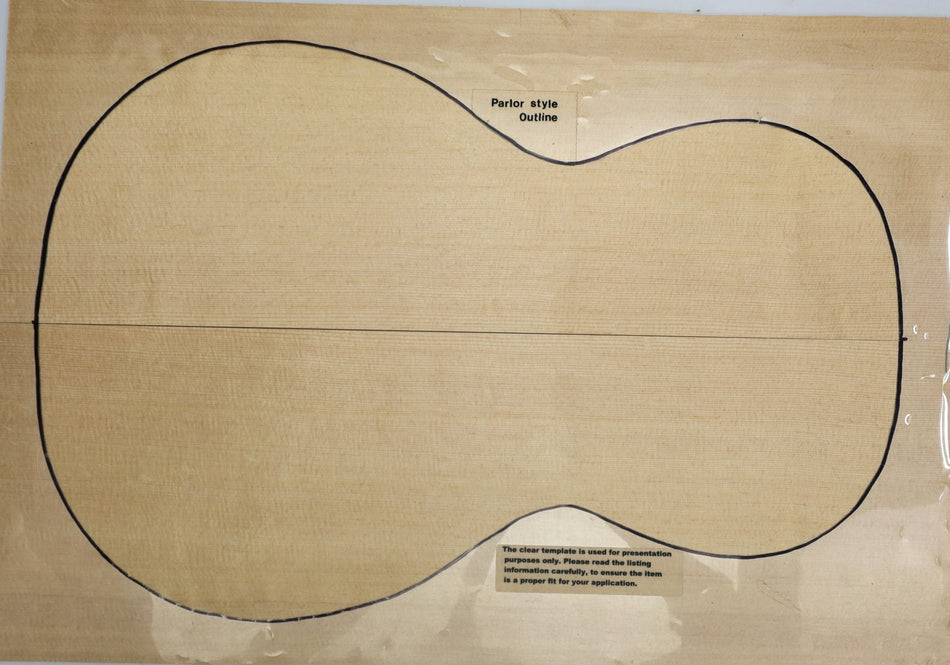 Sitka Spruce Parlor Guitar Set, 0.16" thick (HIGH GRADE 4★) - Stock# 6-3837