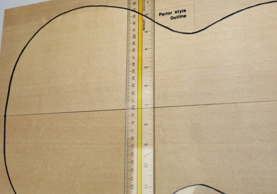 Sitka Spruce Parlor Guitar Set, 0.16" thick (HIGH GRADE 4★) - Stock# 6-3837