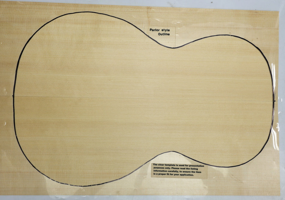 Lutz Spruce Parlor Guitar set, 0.145" thick (HIGH GRADE) - Stock# 6-3848