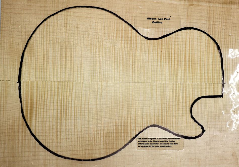 Maple Flame Guitar set, 1" thick (HIGH FIGURE) - Stock# 6-3858