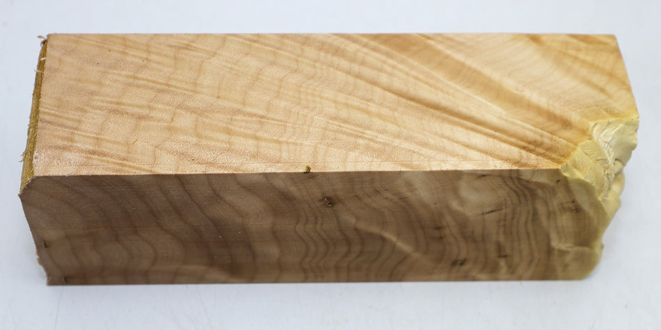 Maple Burl Spindle Square 2.7" x 9" long (GREAT FIGURE) - Stock# 6-3884