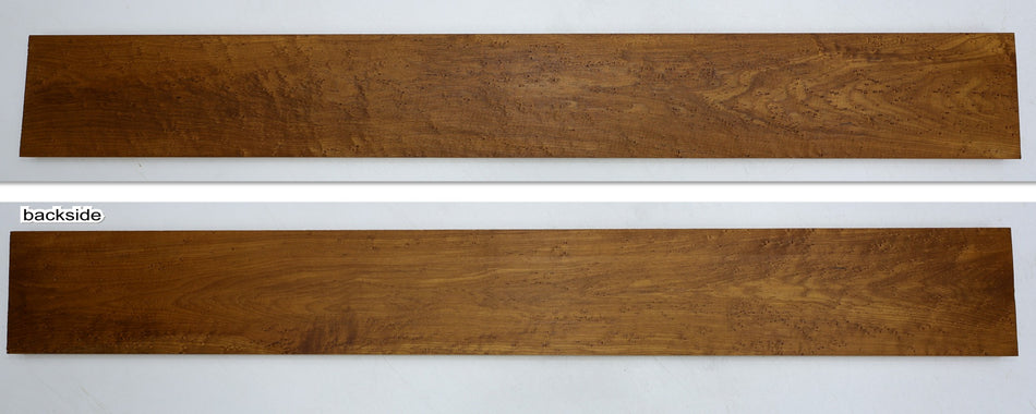 Torrefied Rock Maple Neck Blank 0.84" x 4.1" x 33.2" (Great Figure) - Stock# 6-3887