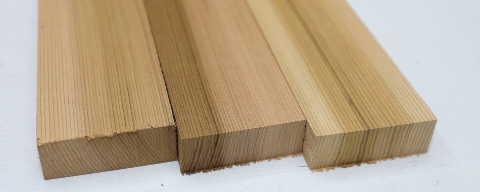 Red Cedar Bracewood, 3 blocks 0.78" x 2" x 17.6" - Stock# 6-3892