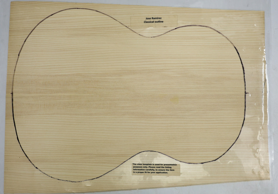 Adirondack Red Spruce Classical Guitar Set, 0.19" thick (+STANDARD) - Stock# 6-3904