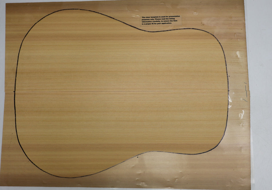 Red Cedar Dreadnought Guitar Set, 0.15" thick (Professional) - Stock# 6-3905