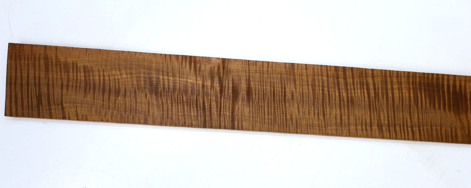 Torrefied Maple Flame Neck Blank 1" x 4" x 34.2" (+HIGH FIGURE) - Stock# 6-3913