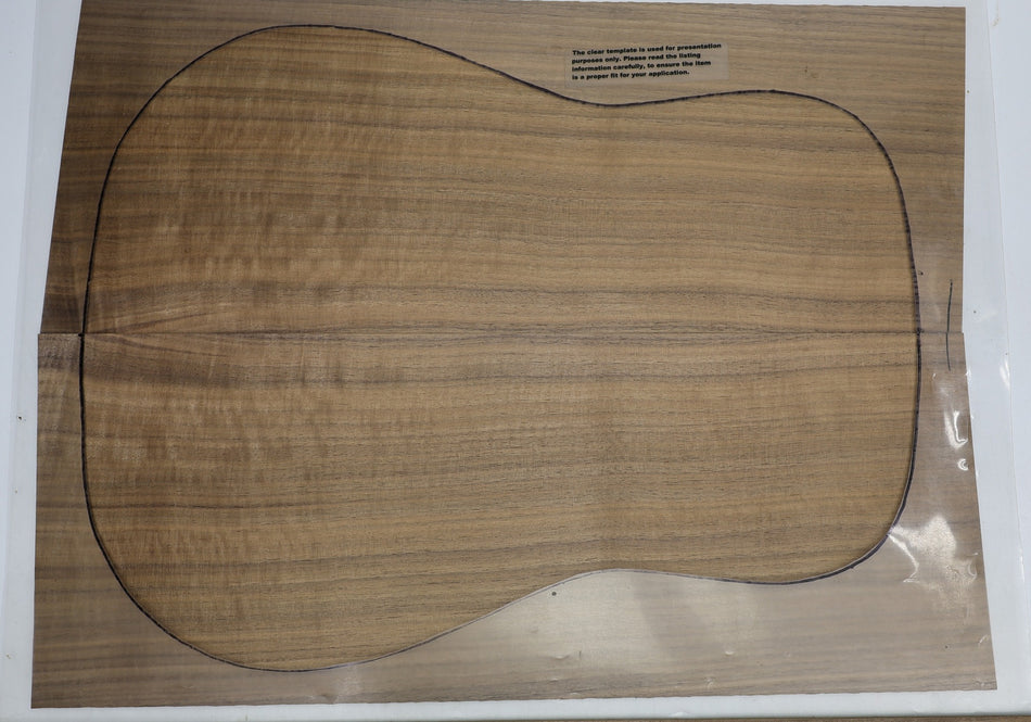Back & Side set Walnut (Black), Dreadnought - Stock# 6-3934