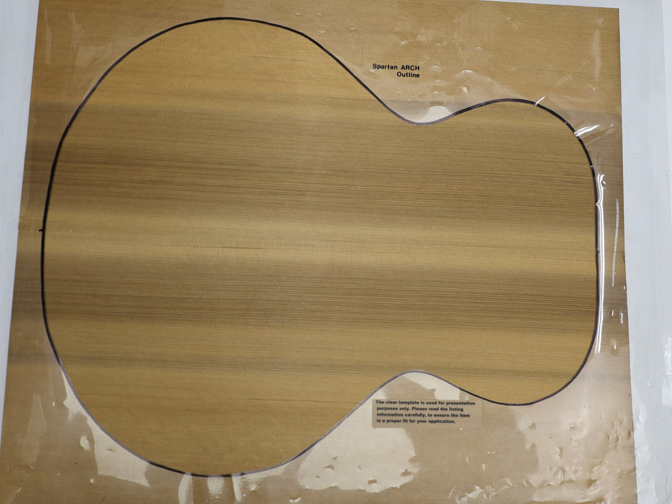 Torrefied Red Cedar Archtop Guitar set, 1" thick (+Factory) - Stock# 6-3954