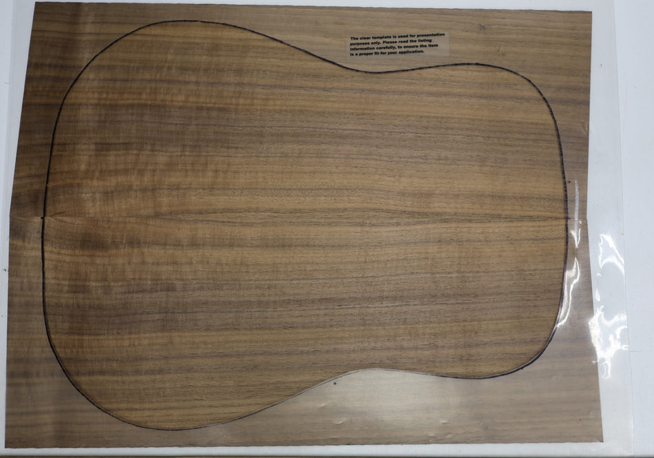 Back & Side set Walnut (Black), Dreadnought - Stock# 6-3961