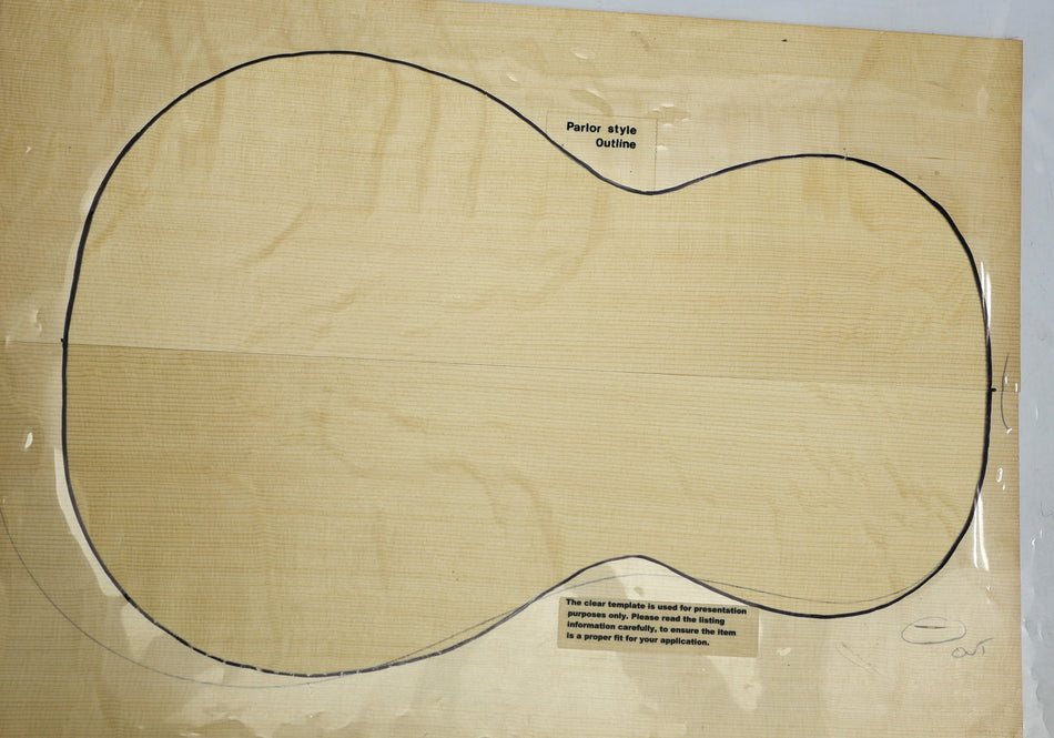 Engelmann Spruce Parlor Guitar Set, 0.165" thick (Bearclaw 3★) - Stock# 6-3969
