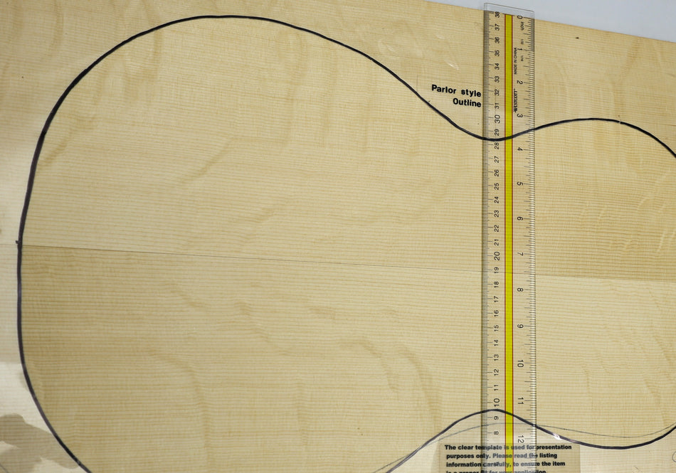 Engelmann Spruce Parlor Guitar Set, 0.165" thick (Bearclaw 3★) - Stock# 6-3969