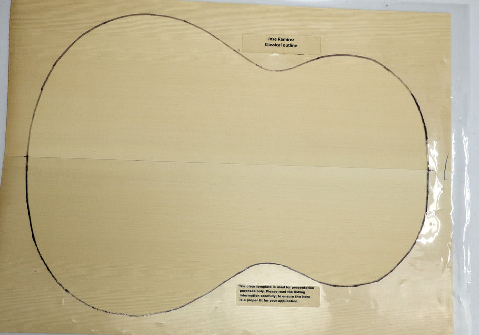 Engelmann Spruce Classical Guitar Set, 0.165" thick (HIGH GRADE 4★) - Stock# 6-3970