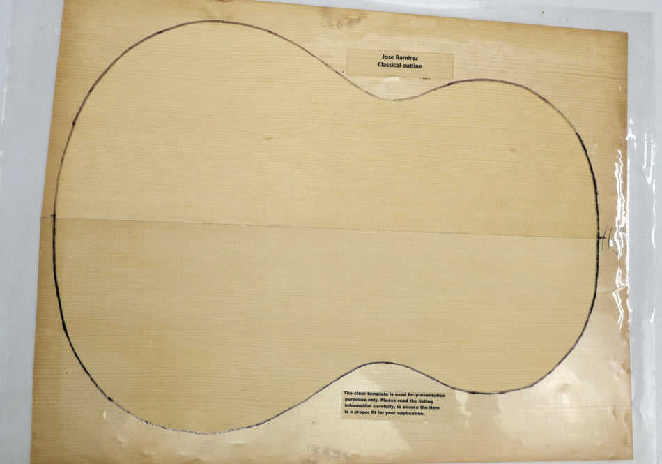 Engelmann Spruce Classical Guitar Set, 0.16" thick (Professional) - Stock# 6-3981