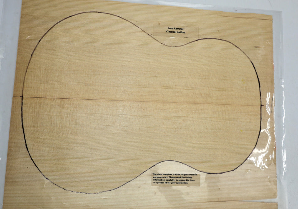 Sitka Spruce Classical Guitar Set, 0.15" thick (+STANDARD +3★) - Stock# 6-3994