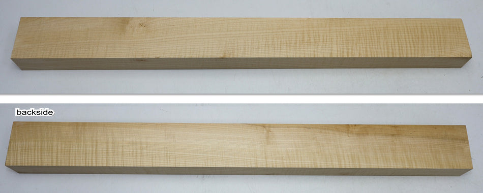 Maple Flame Neck Blank 1.8" x 3.18" x 31.3" (2nd) - Stock# 6-4007