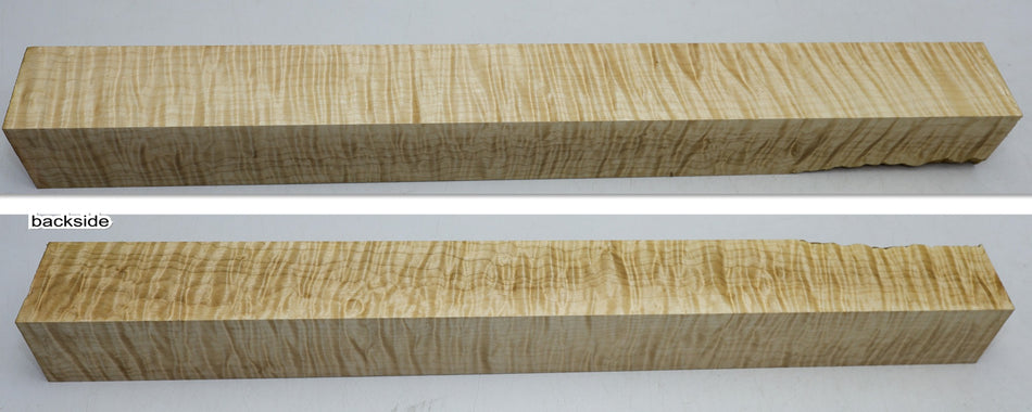 Maple Flame Spindle Square 2.3" x 22.8" (PREMIUM FIGURE) - Stock# 6-4009