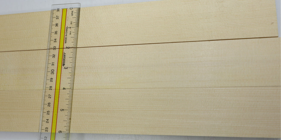 Engelmann Spruce Bracewood, 3 blocks 0.9" x 2" x 20" - Stock# 6-4027