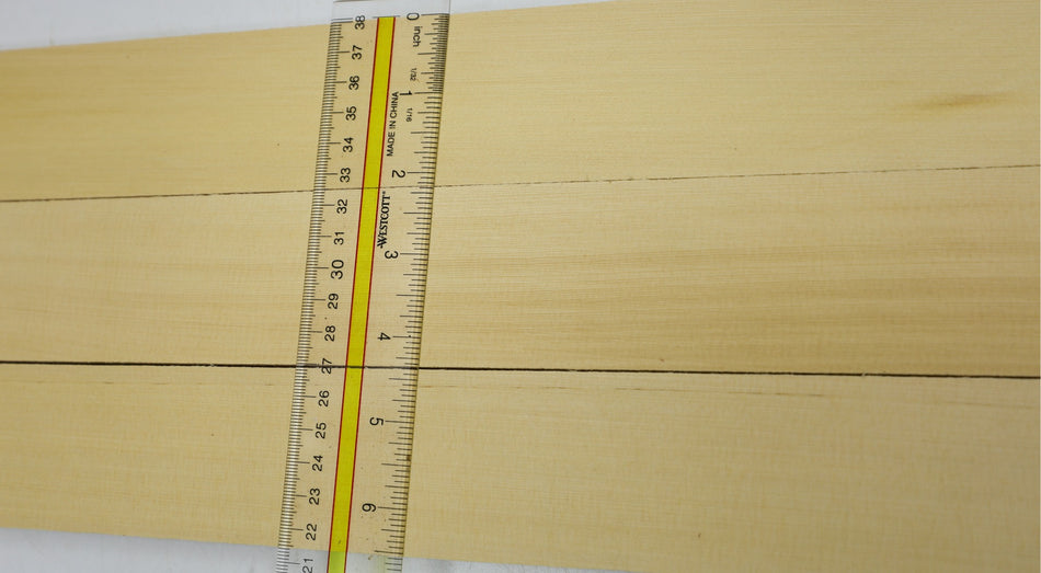 Alaskan Yellow Cedar Bracewood, 3 blocks 0.85" x 2" x 21" - Stock# 6-4038