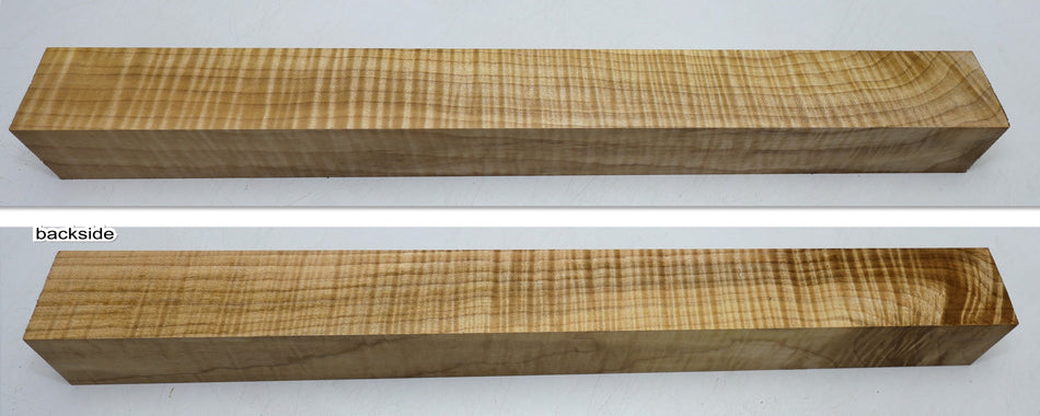 Maple Flame Spindle 1.85" x 18.5" long (PREMIUM FIGURE) - Stock# 6-4063
