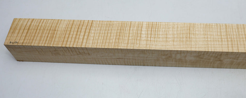 Maple Flame Neck Blank 2.55" x 2.55" x 26" (HIGH FIGURE) - Stock# 6-4076