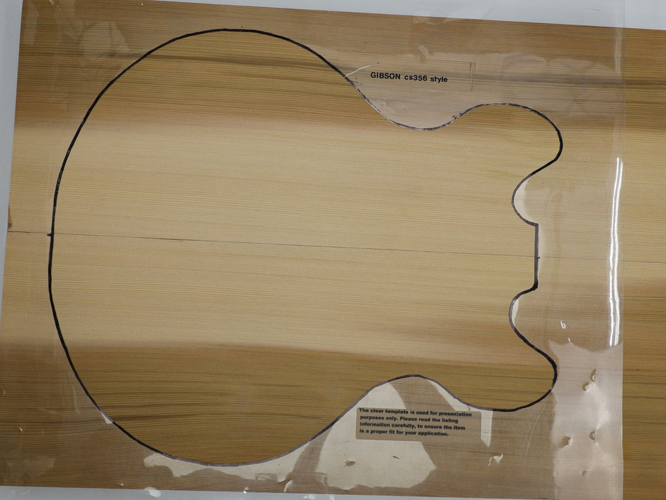 Red Cedar Small Archtop / Body Blank set, 1.55" thick - Stock# 6-4090