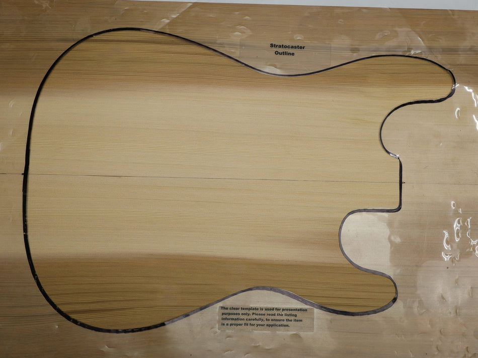 Red Cedar Small Archtop / Body Blank set, 1.55" thick - Stock# 6-4090