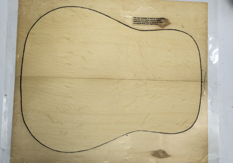 Engelmann Spruce Dreadnought Guitar Set, 0.15" thick (BEARCLAW +3★) - Stock# 6-4096