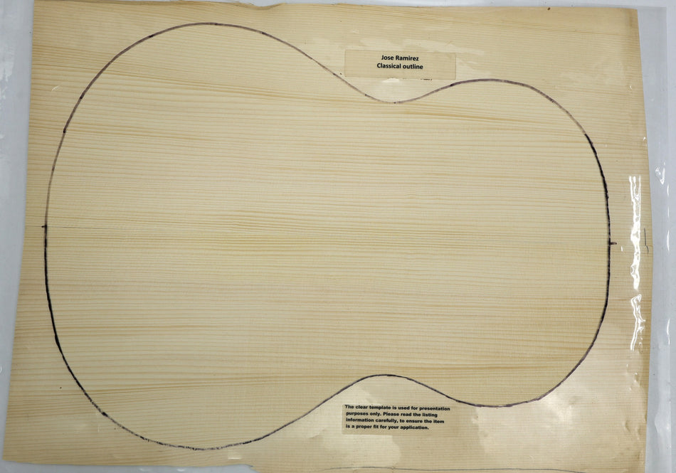 Adirondack Red Spruce Classical Guitar Set, 0.19" thick (Standard) - Stock# 6-4098