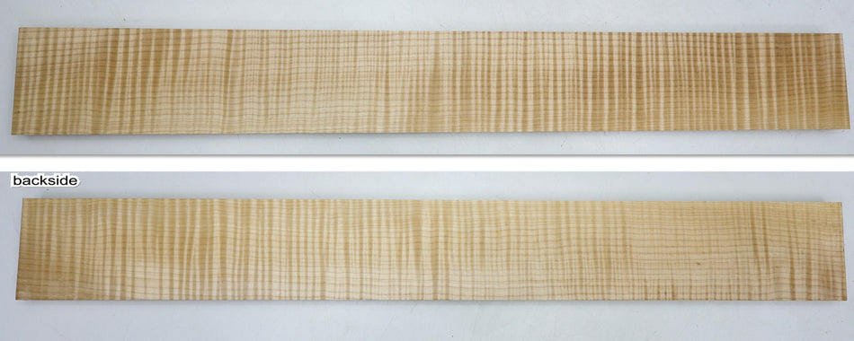 Maple Flame Neck Blank 1" x 4.2" x 34.5" (+HIGH FIGURE +4★) - Stock# 6-4110