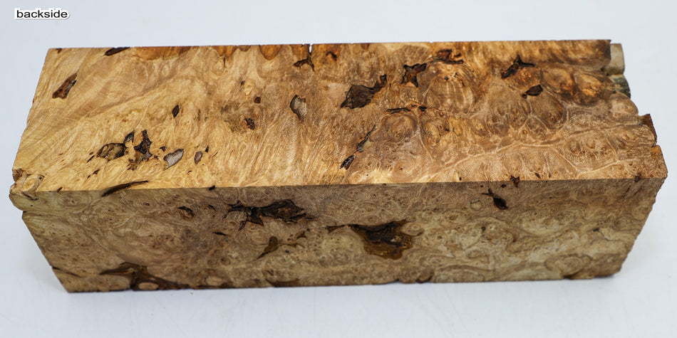 Spalted Maple Spindle 2.85" x 9.2" long - Stock# 6-4124