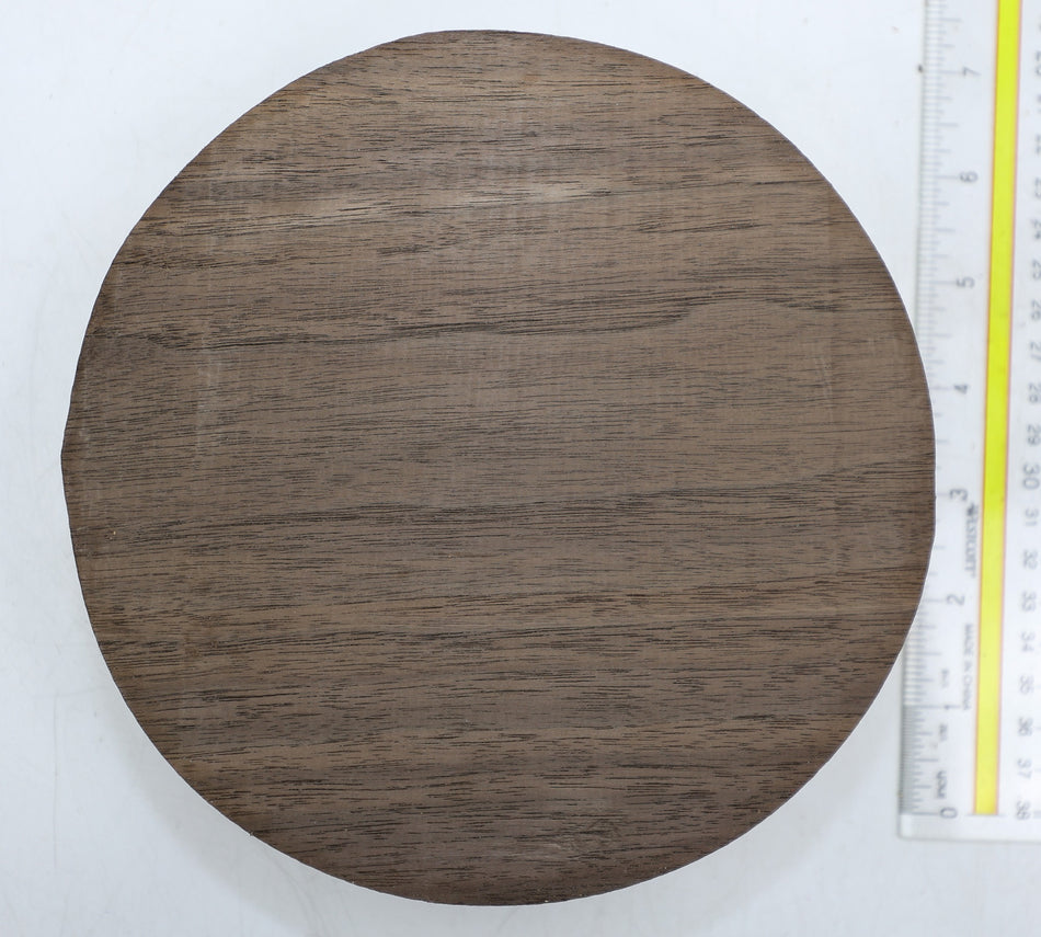 Walnut (Black) Round 7" diameter x 1.85" - Stock# 6-4126