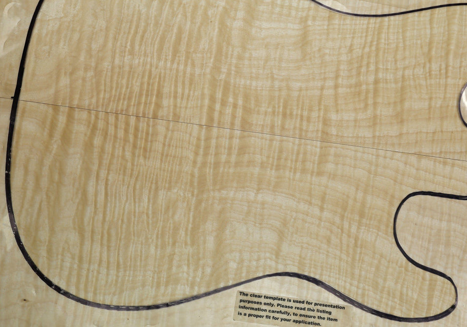 Maple Flame Guitar set, 0.26" thick (+GREAT FIGURE +3★) - Stock# 6-4130