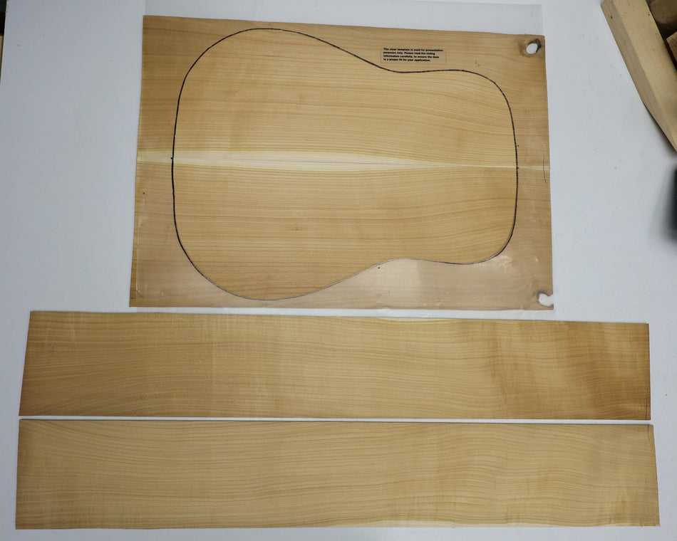 Back & Side set Cherry, Dreadnought - Stock# 6-4141