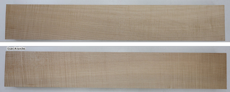 Maple Flame Neck Blank 1.5" x 4.4" x 27.3" - Stock# 6-4180
