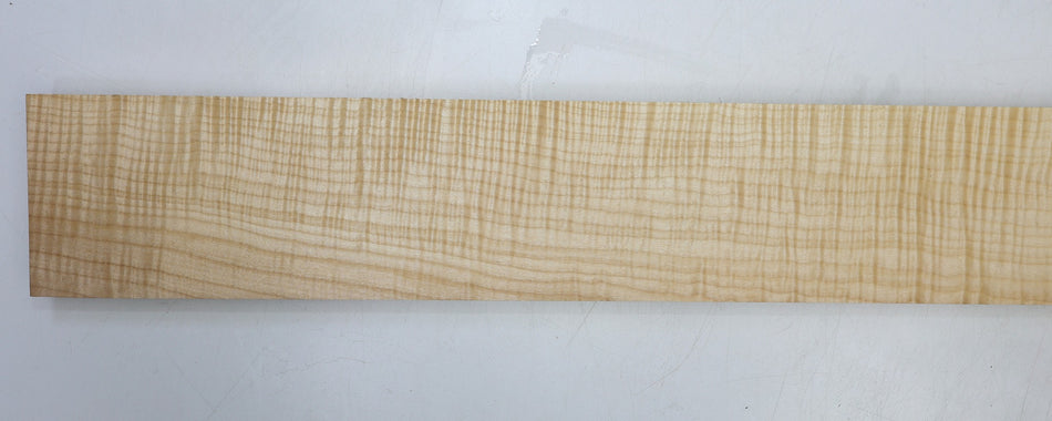 Maple Flame Neck Blank 1" x 4.2" x 34.4" (HIGH FIGURE) - Stock# 6-4181