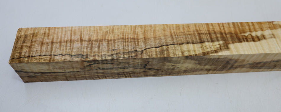 Spalted Flame Spindle 2.2" x 21.4" (HIGH FIGURE) - Stock# 6-4213