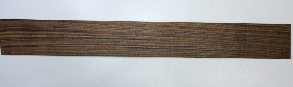 Walnut (Black) Bass Guitar Fingerboard, 33.8" long, unslotted - Stock# 6-4219