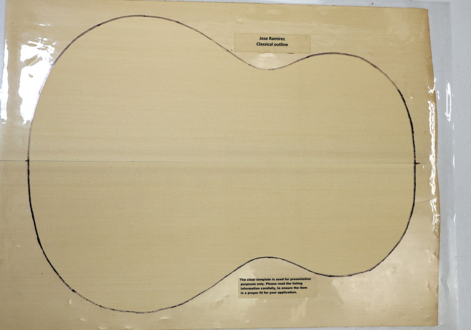 Engelmann Spruce OM / Classical Guitar Set, 0.15" thick (HIGH GRADE 4★) - Stock# 6-4222