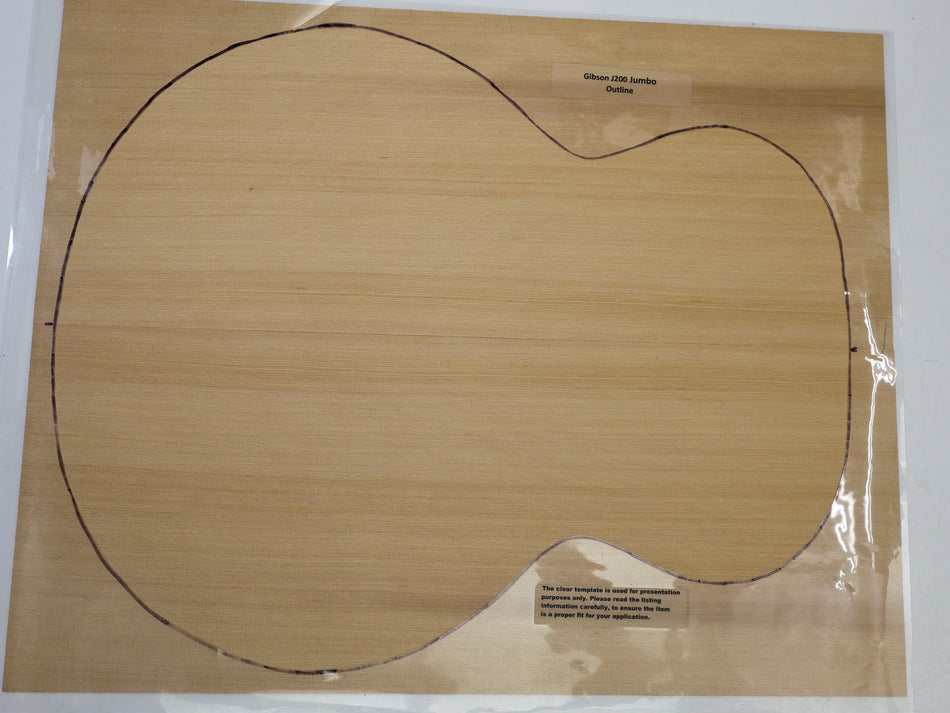 Red Cedar Dreadnought Guitar Set, 0.155" thick (Professional) - Stock# 6-4265