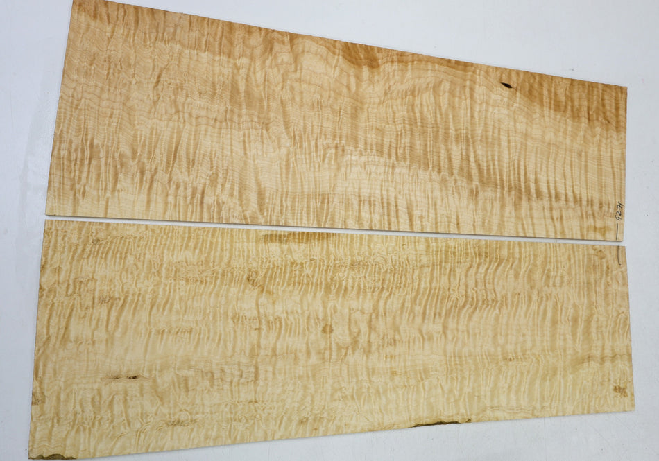 Maple Flame, 2 pieces, 0.23" x 6.2" x 22" each (HIGH FIGURE) - Stock# 6-4271