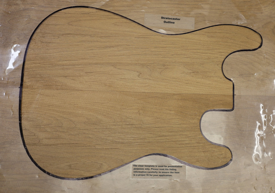 Torrefied Alder body blank, unglued 2pc, 1.78" thick (+HIGH GRADE +4★) - Stock# 6-4278