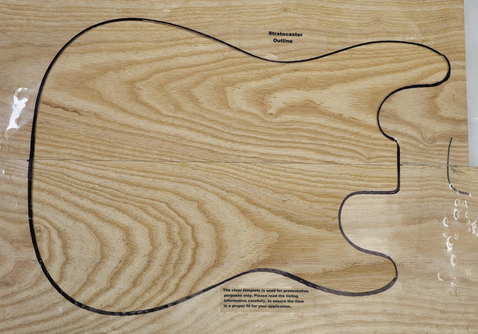 Swamp Ash body blank, unglued 2pc, 1.9" thick (+STANDARD) - Stock# 6-4279