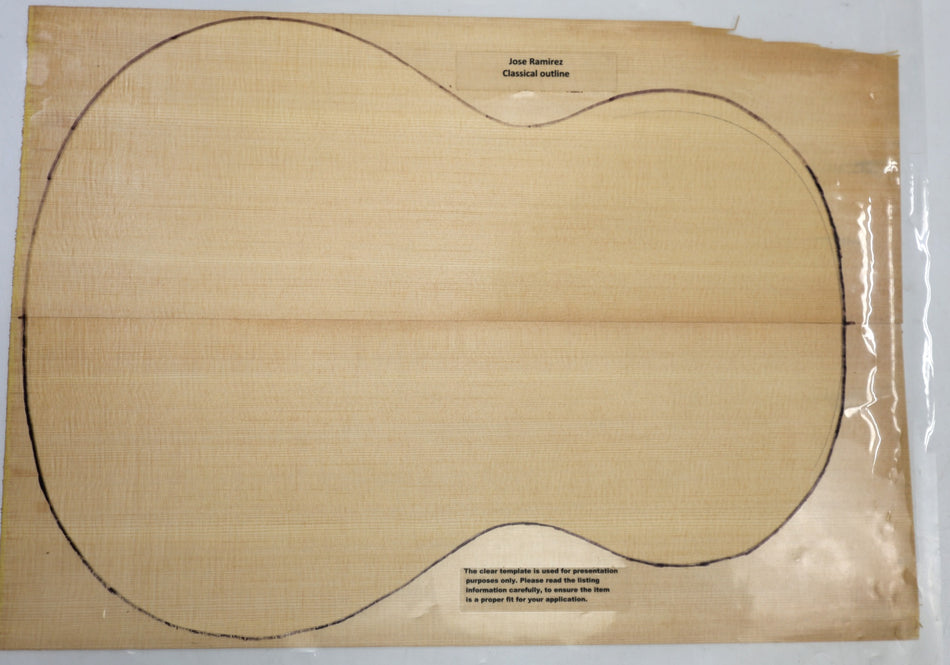 Sitka Spruce Parlor Guitar Set, 0.14" thick (HIGH GRADE 4★) - Stock# 6-4280