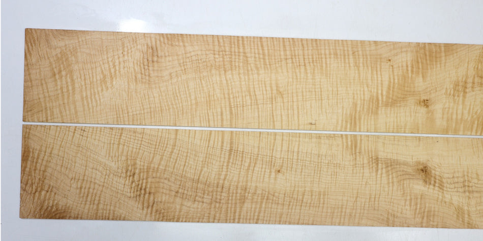 Maple Flame Side set, 5.5" wide x 34" (HIGH FIGURE, 2nd) - Stock# 6-4290