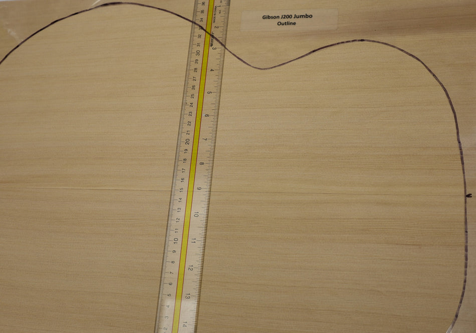 Red Cedar Jumbo Guitar Set, 0.15" thick (+STANDARD +3★) - Stock# 6-4298