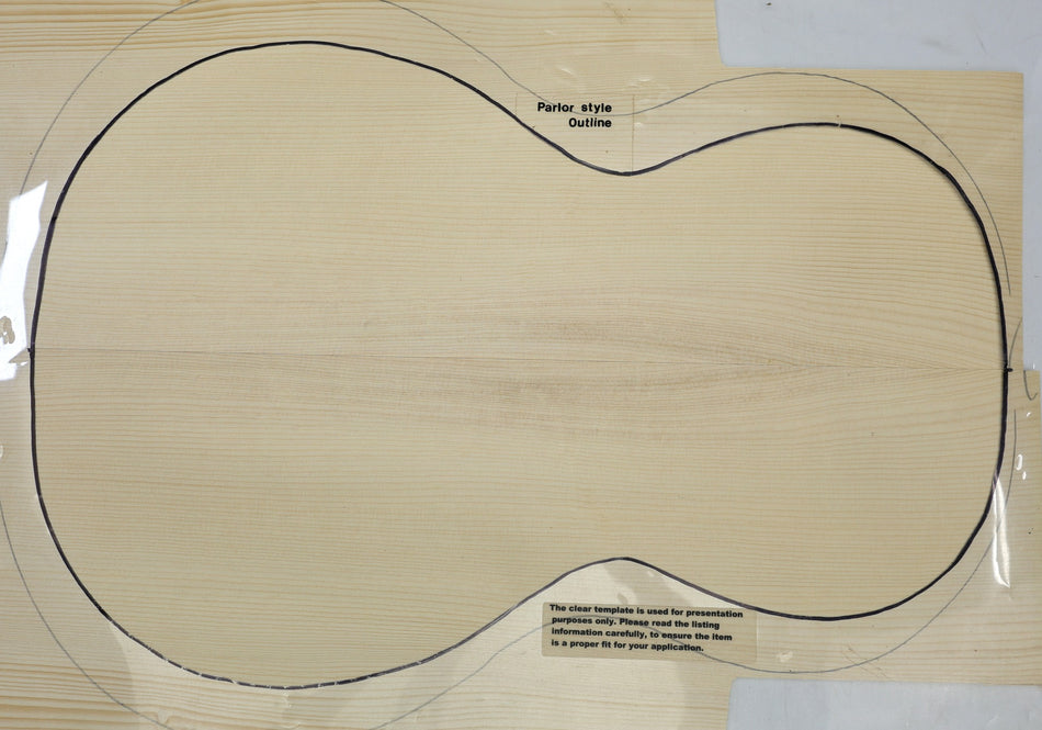 Adirondack Red Spruce Parlor Guitar Set, 0.18" thick (Standard) - Stock# 6-4299