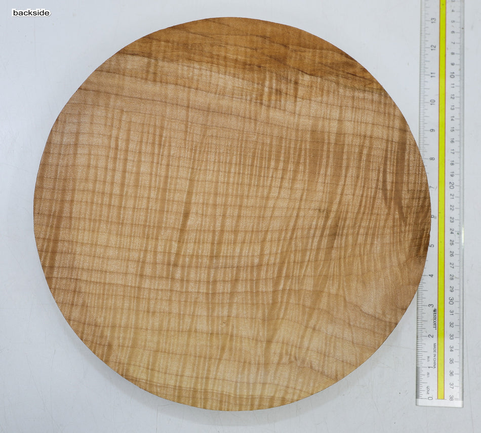 Maple Flame Round 12" diameter x 2" (HIGH FIGURE) - Stock# 6-4306