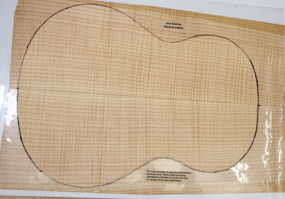 Maple Flame Classical back & side set (PREMIUM FIGURE 5★) - Stock# 6-4309