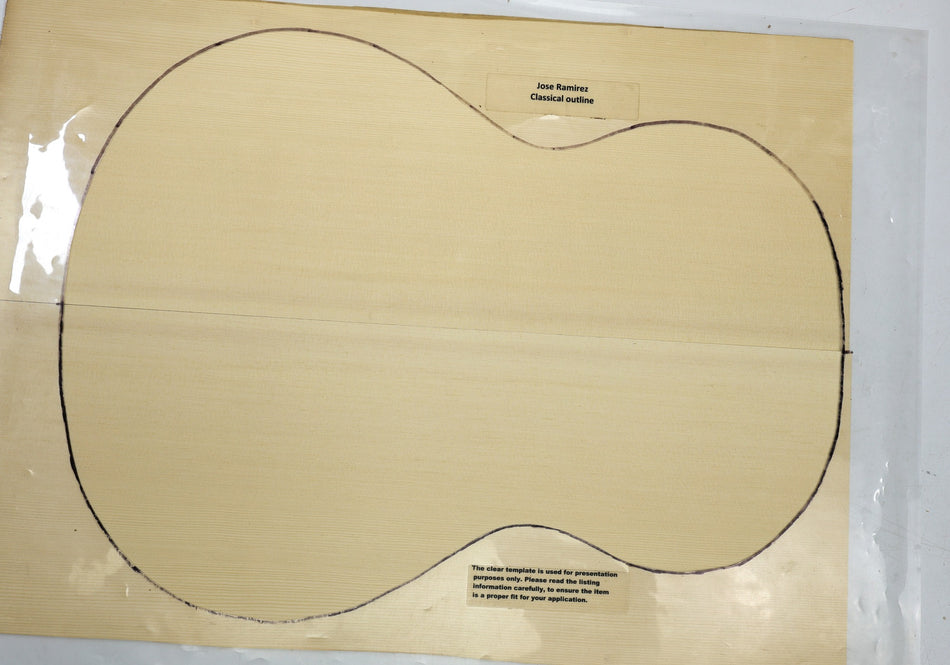 Engelmann Spruce OM / Classical Guitar Set, 0.16" thick (HIGH GRADE 4★) - Stock# 6-4319